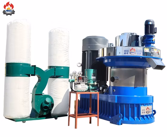 132kw Rice Peanut Husk Biomass Wood Sawdust Bagasse Straw Chips Shaving Efb Press Pelletizer Fuel Biofuel Industry Pellet Making Mill Maker Pelleting Machine