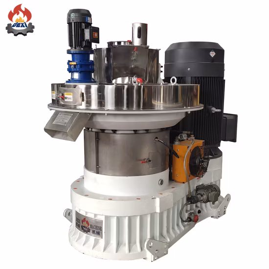132kw Rice Peanut Husk Biomass Wood Sawdust Bagasse Straw Chips Shaving Efb Press Pelletizer Fuel Biofuel Industry Pellet Making Mill Maker Pelleting Machine