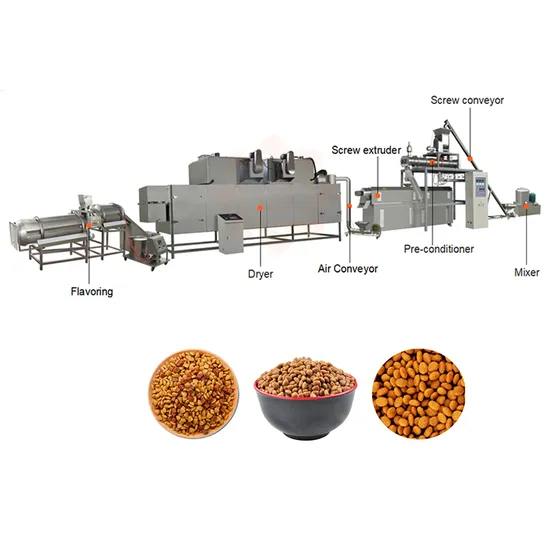 High Output Fish Feed Production Line Processing Line