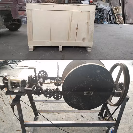 Macchine per realizzare corde di paglia di riso.  Macchina per realizzare corde di paglia di sisal